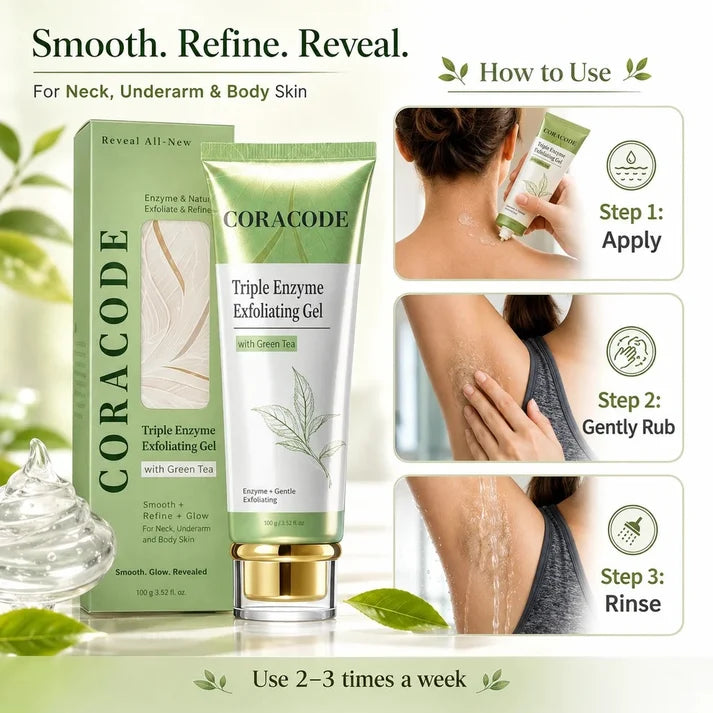 Coracode Triple Enzyme Exfoliating Gel